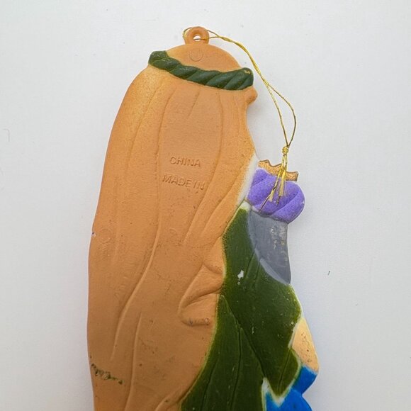 Vintage Nativity Scene Christmas Tree Ornaments 3 Kings Baby Jesus Mary Joseph - Picture 7 of 7